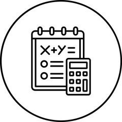 Wall Mural - Calculations Icon