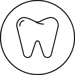 Canvas Print - Teeth Icon