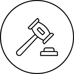 Sticker - Law Icon