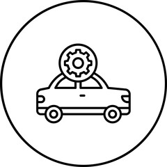 Wall Mural - Car Service Icon