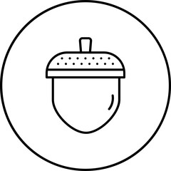 Sticker - Acorn Icon