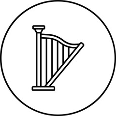 Sticker - Harp Icon