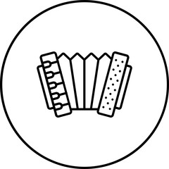 Sticker - Accordion Icon