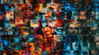 © Thitiporn - Mosaic of Multicultural Eyes and Faces