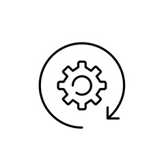 Wall Mural - refreshing app settings. continuous renewal. pixel perfect vector icon