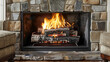 Made of durable materials this insert is designed to fit seamlessly into any existing fireplace.