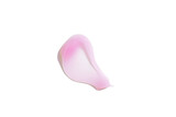 Fototapeta Zwierzęta - Translucent drop of liquid pink Hydration cream with hyaluron for moisturizing. Cosmetic smear of essence, serum close-up, for healthy glowing skin. Gel skin care product Cosmetic essence, skincare