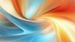 Abstract background with smooth lines in blue, orange and yellow colors