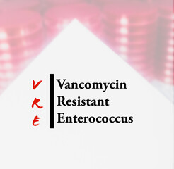 Vancomycin-resistant Enterococcus or enterococci (VRE). vancomycin can be used to treat most VRE infections.