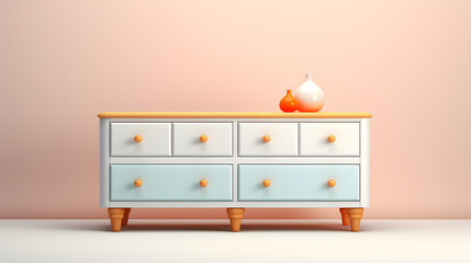 Poster - Dresser 3d rendering