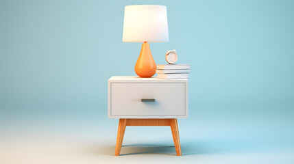 Canvas Print - Nightstand 3d Rendering