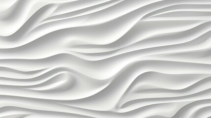 Background with a white wavy texture.  3d illustration.