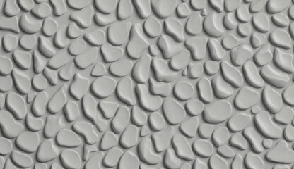 Wall Mural - A white background with many small white rocks scattered across it