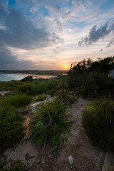 Wall Mural - Sunset view from Dee Why Headland, Sydney, Australia.