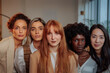 © bernardbodo - A portrait of five businesswomen in their office