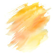 Watercolor brush smear on transparent background