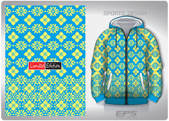 Vector sports shirt background image.abstract pattern design, illustration, textile background for sports long sleeve hoodie, jersey hoodie