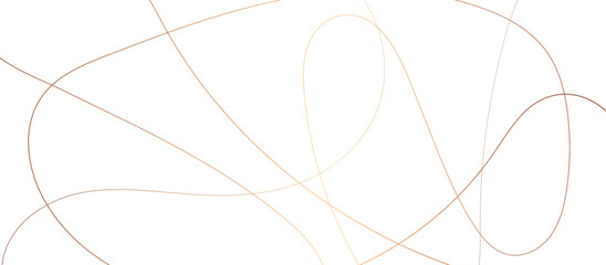 Random chaotic lines abstract geometric pattern. vector textrue 3d illustration. geometric design created using light gold digital net web line tecnology. white color in backdrop.