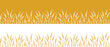two seamless pattern stripe with wheat stalks