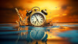 time is money concept watch timer clock vintage wallpaper