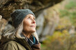 Intrepid Senior Woman in Nature.,Active elder people, Adventure
