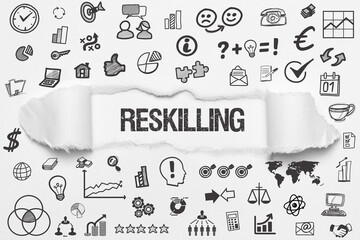 Wall Mural - Reskilling