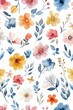 Whimsical florals watercolor magic