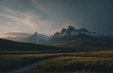 Wall Mural - Mountain Landscape