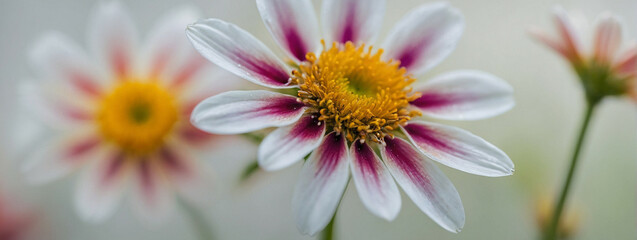 Wall Mural - Blooming Flower With Blurry Background