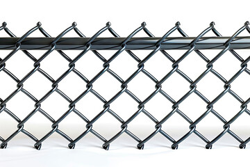 chain link fence with wire