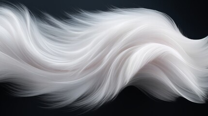 Sticker - Graceful and flowing abstract fur composition