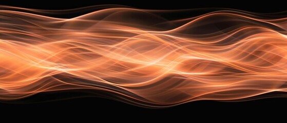 Leinwandbilder - A long exploding tale light on black , a technology background
