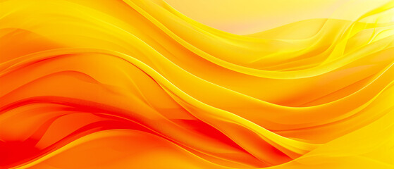 Yellow and orange wave with a lot of detail