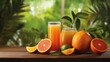 Freshly squeezed juice, a sip of natural goodness