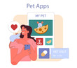Pet Apps concept.