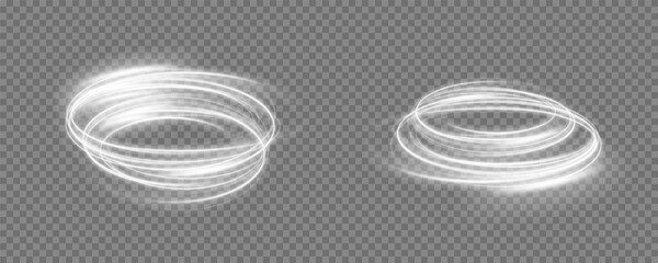 Wall Mural - Vector tornado white, winter whirlwind white , light funnel white , swirling white lines light. Festive twirl design element. Vector png.