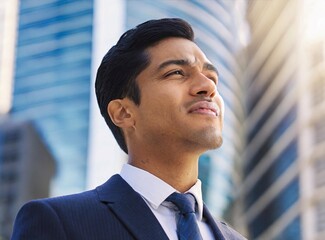 Sticker - Handsome confident businessman portrait