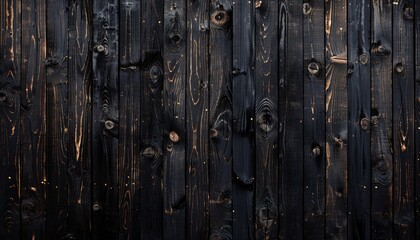 wood texture with natural pattern. dark wooden background, brown board, generative ai