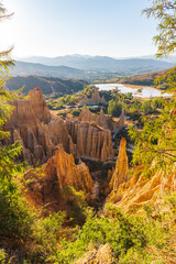 Wall Mural - Landscape of Chuxiong Yuanmou Tulin in Yunnan, China