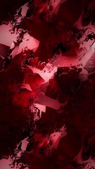 Wall Mural - vertical abstract red shards shift 4k loop features animated red and black shard shapes animated in 