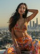 Indian Vogue: Hyper-Exclusive Fashion Core in Los Angeles City generative ai