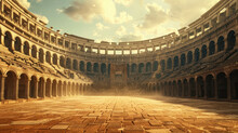 Lifelike Coliseum Battlefield For Battles Video Game, Fighting Video Game Background, Digital Visuals for Game, Video Game Arena Background, 3D Coliseum Background