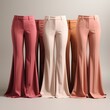 a group of pants with different colors