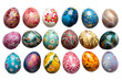 easter eggs in a row
