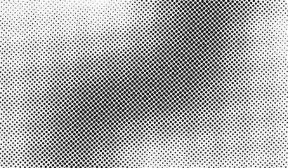Wall Mural - degrade dot pattern. gradation dots texture. halftone fade gradient. abstract bg. faded black waves 