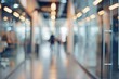 © Fotograf - Blurry image of a person walking down a hallway. Suitable for various concepts and designs.