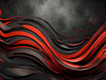Black And Red Grunge Abstract Swirl Corporate Background Design. Geometry Vector Design