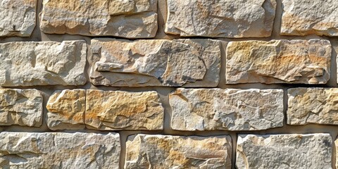 Poster - Detailed shot of a rocky wall, perfect for background use.