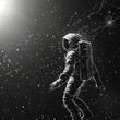 © GaMe - Astronaut in outer space. Science fiction. 3D rendering