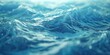 Detailed shot of blue ocean waves, ideal for travel blogs or relaxation concepts.